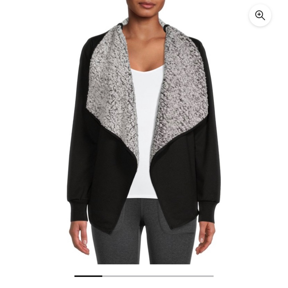 Avia women’s Sherpa lined cardigan